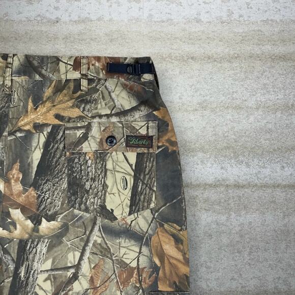 Vintage Realtree Hunting Camo Tactical Pants Baggy Wide Leg Cargos Woodland 90s - Picture 3 of 5